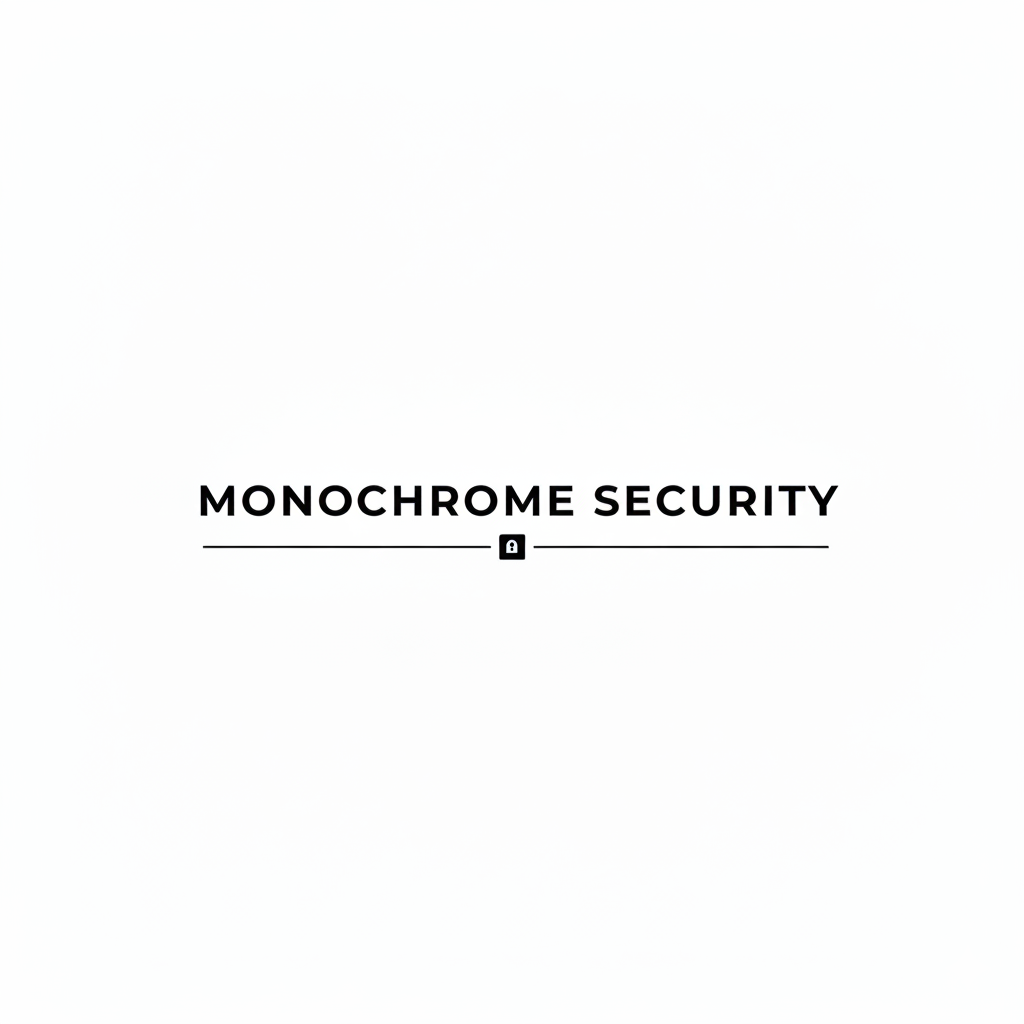 Monochrome Security Icon